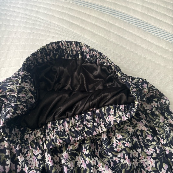 Floral skirt with lining - Picture 3 of 4